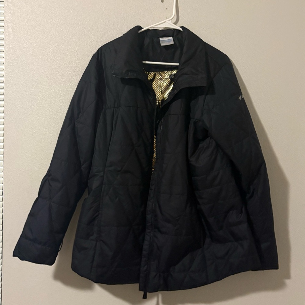 NWOT Columbia Black Quilted Jacket